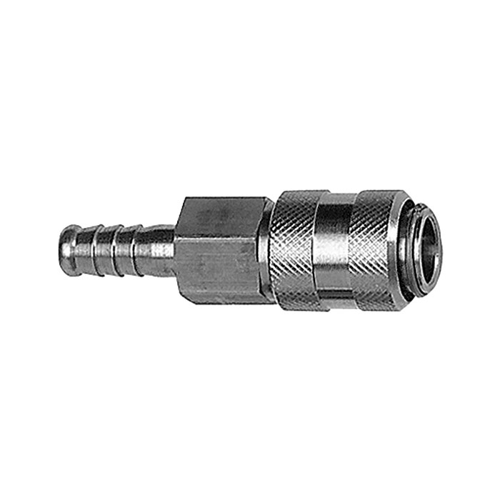 RIEGLER Quick-connect coupling I.D. 7.8, St. steel 1.4305, Sleeve I.D. 9