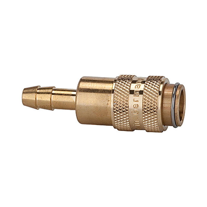 RIEGLER Quick-connect coupl. I.D. 5, locking on both sides, Sleeve I.D. 6