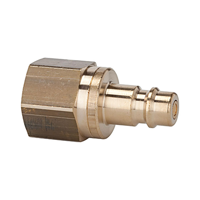 RIEGLER Nipple for I.D. 7.2 - 7.8, locking on both sides, Brass, G 3/8 IT