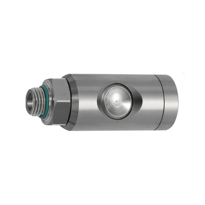 [107580] RIEGLER Pushbutton safety coupling I.D. 7.4, rotating, 1.4404, G 1/4 ET