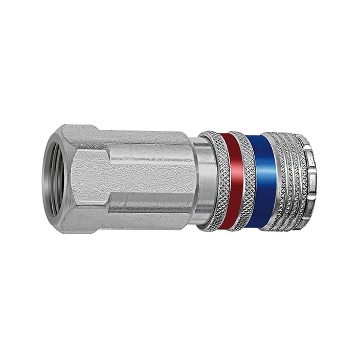 RIEGLER Safety coupling I.D. 7.6, Steel / brass galv., G 1/4 IT