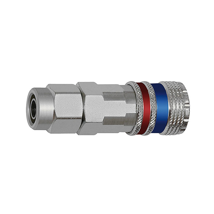 RIEGLER Safety coupling I.D. 7.6, »stream line«, for hose 12x8
