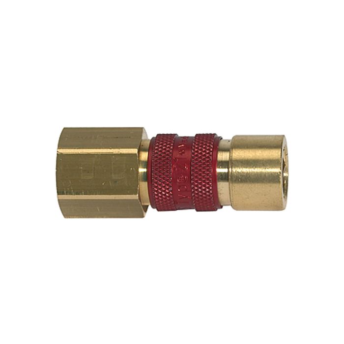 [107639] RIEGLER Captive quick-connect coupling I.D. 5, G 1/8 IT, red