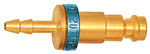 RIEGLER Captive plug-in connector I.D. 5, Sleeve I.D. 6, blue