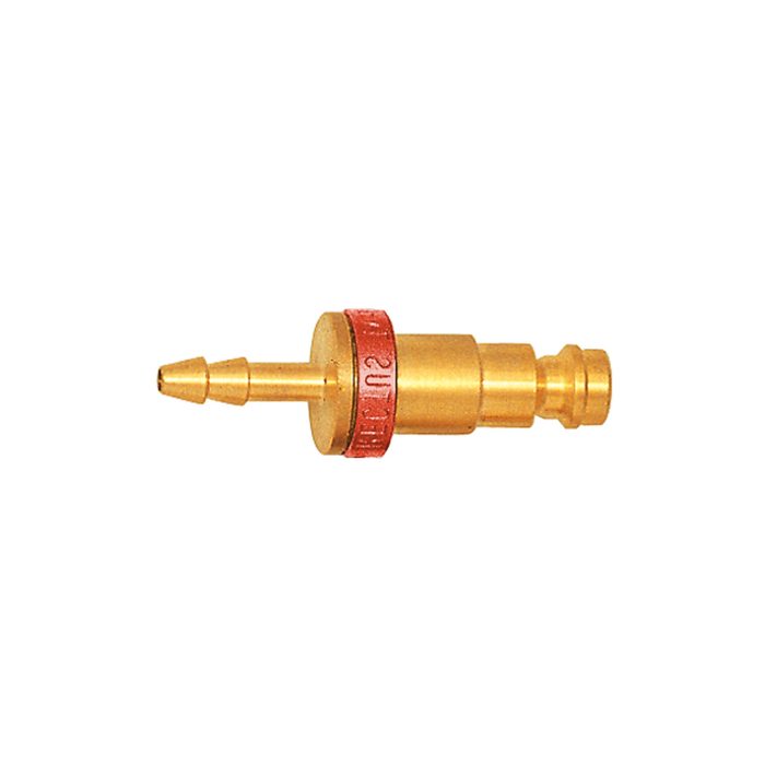 [107644] RIEGLER Captive plug-in connector I.D. 5, Sleeve I.D. 6, red