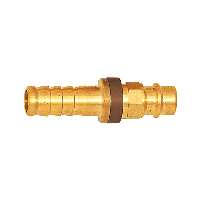 RIEGLER Unverwechselbare Einstecktülle NW 7,8, MS blank, Tülle LW6, braun