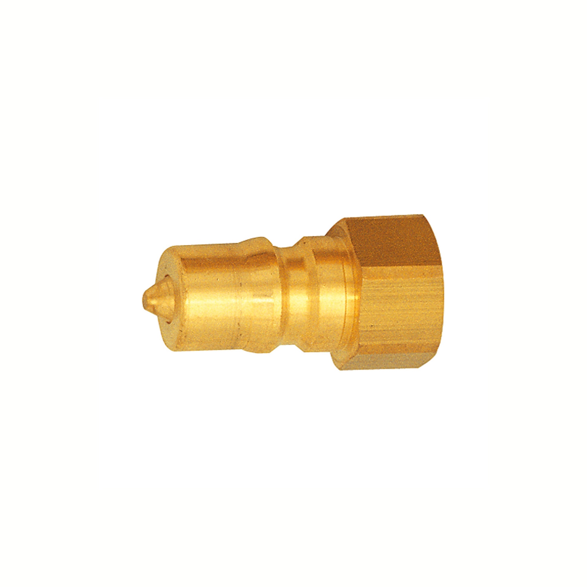 [107699] RIEGLER Closing nipple locking on both sides, Brass, G 1/4 IT, I.D. 6.3