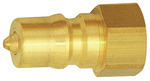 RIEGLER Closing nipple locking on both sides, Brass, G 1/2 IT, I.D. 11