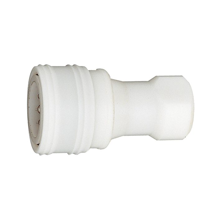 [107713] RIEGLER Hydraulikkupplung beidseitig absperrend, POM, G 1/8 IG, NW 4,3