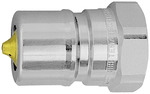 RIEGLER Plug nipple with pressure eliminator, Series B, G 3/8 IT