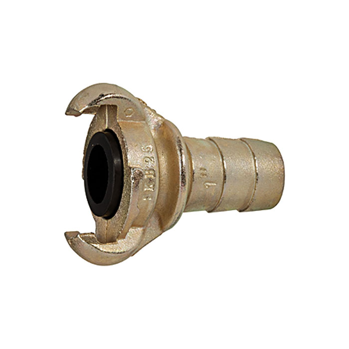RIEGLER Jaw coupling with hose connection, I.D. 19 (3/4"), safety collar
