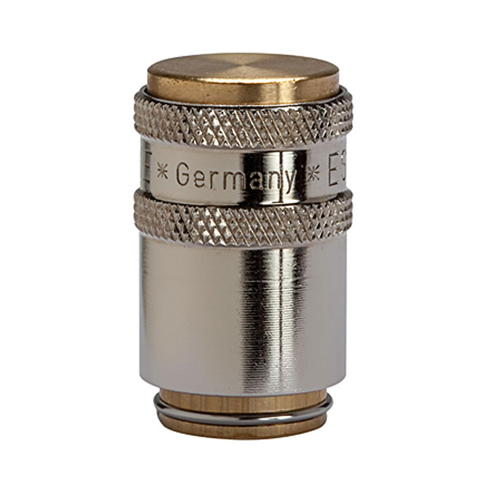 RIEGLER Temperature control shut-off coupling DN 6, connection: closed