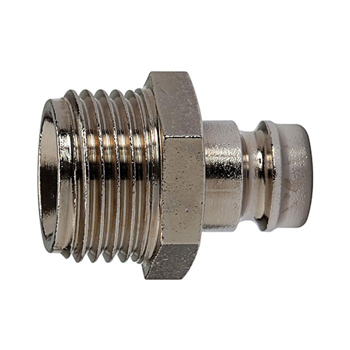 RIEGLER Tempered plug-in nipple DN 6, Exterior thread, G 1/4, AF 15
