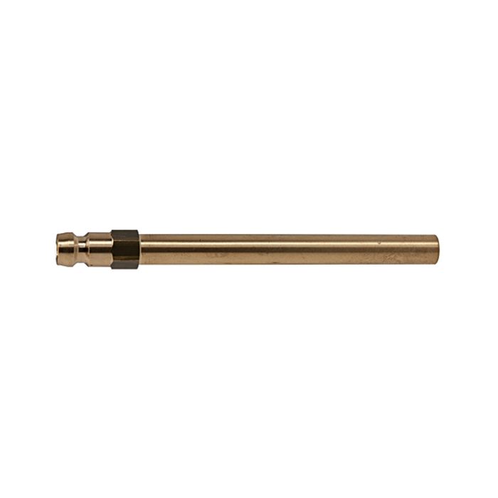 [107938] RIEGLER Plug nipple pipe DN 5, Brass 2.0401, Pipe exterior Ø 8 mm, AF 9