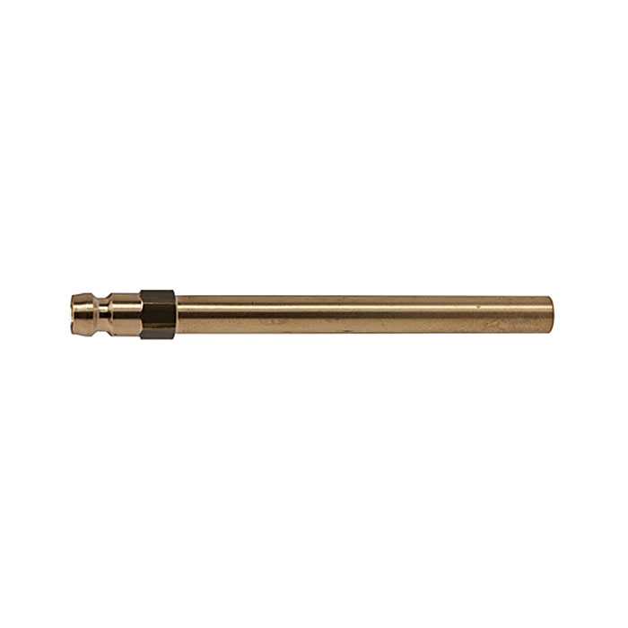 RIEGLER Stecknippel-Rohr DN 5, Rohr-Außen-Ø 8 mm, SW 9, Länge 100 mm