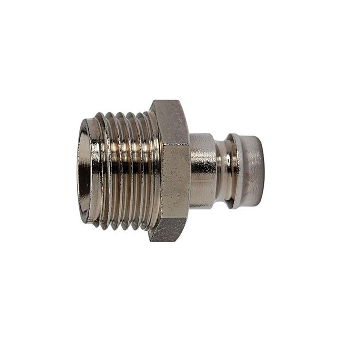 [107977] RIEGLER Temperier-Einstecknippel DN 9 mit Außengewinde, G 1/8, SW 15