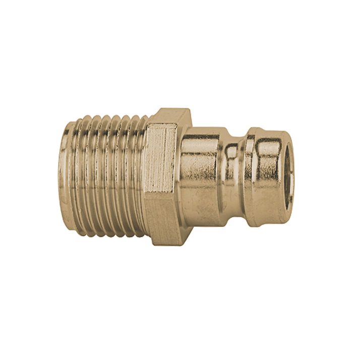 [107983] RIEGLER Temperier-Einstecknippel DN 9 mit AG, mit Absperrventil, G 1/4