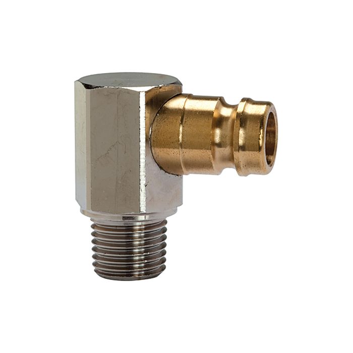 [107988] RIEGLER Tempered plug-in nipple DN 9, 90°, Exterior thread, M14x1.5