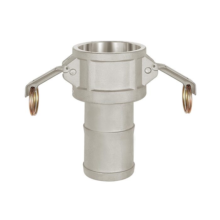 [108030] RIEGLER Kamlok quick-connect socket, C type, Alu, I.D. 50, for plug Ø 63