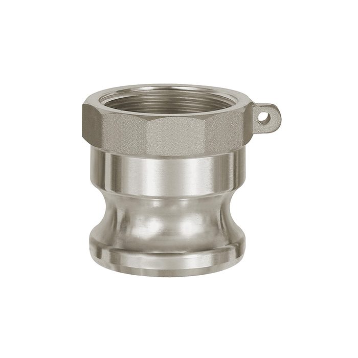 [108070] RIEGLER Kamlok quick-connect plug, Interior thread, A type, Alu, G 2