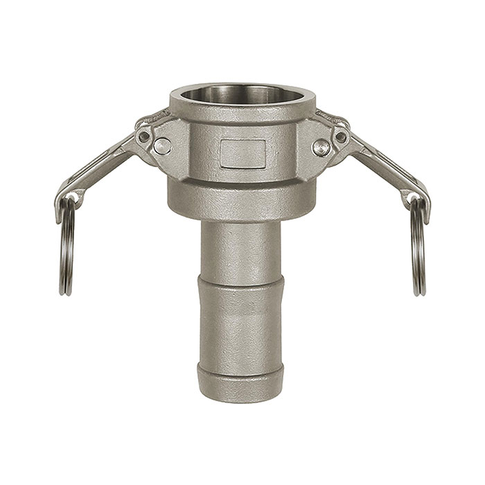 RIEGLER Kamlok quick-connect socket, C type, 1.4401, Hose I.D. 25