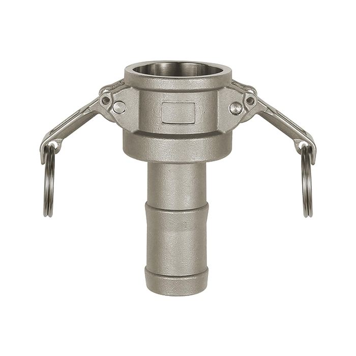 [108100] RIEGLER Kamlok quick-connect socket, C type, 1.4401, Hose I.D. 25