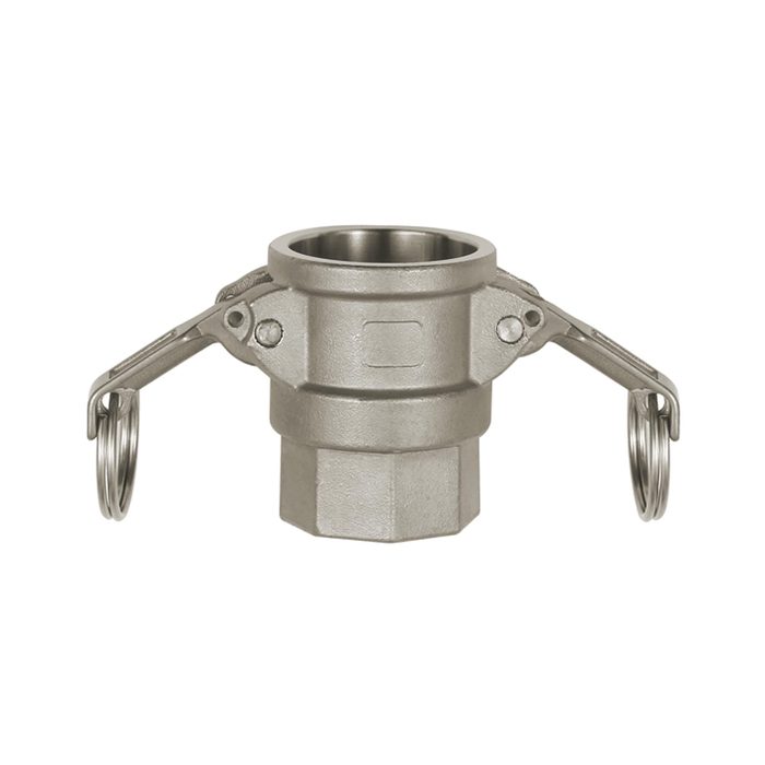 [108115] RIEGLER Kamlok quick-connect socket with IT, D type, 1.4401, G 3/4