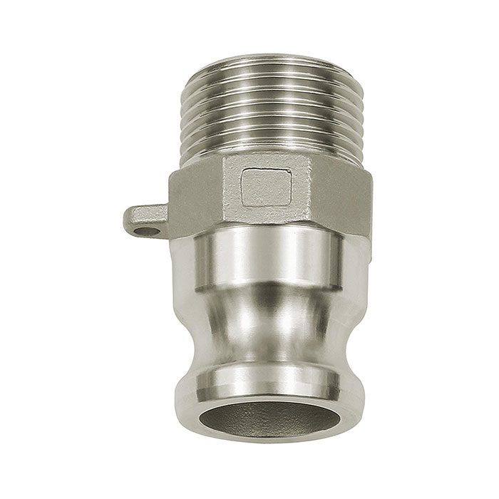 RIEGLER Kamlok-Schnellkupplungsstecker mit AG, Typ F, ES 1.4401, R 1