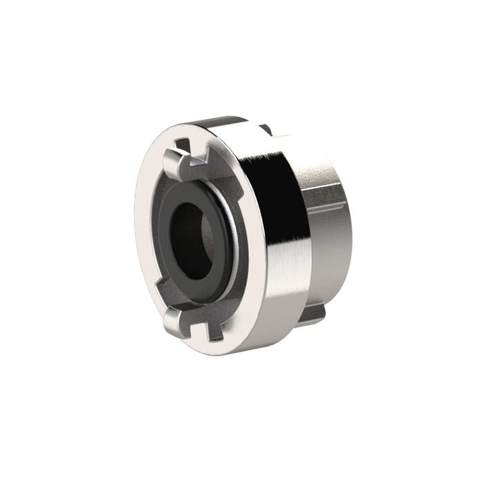 [108228] RIEGLER Storz-Festkupplung, Alu, Storz-Größe 52-C, KA 66 mm, G 1 1/2 IG
