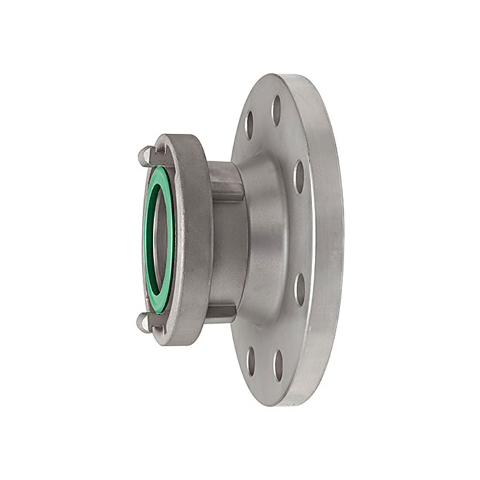 RIEGLER Storz-Übergangsstück, ES V4A, Storz-Größe 75-B, Flansch DN 80