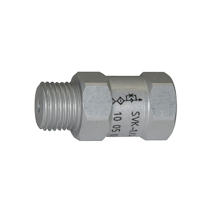 [108427] RIEGLER Flow valve, ET top, Aluminium, Ball seat valve