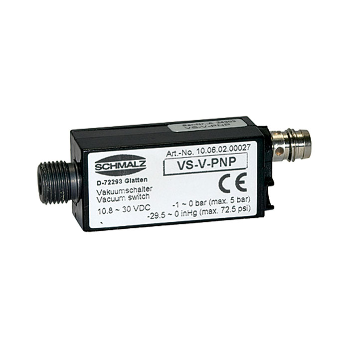 RIEGLER Vakuumschalter, Stecker M8, 4-polig, G 1/8 AG, M5 IG, M8x1 AG