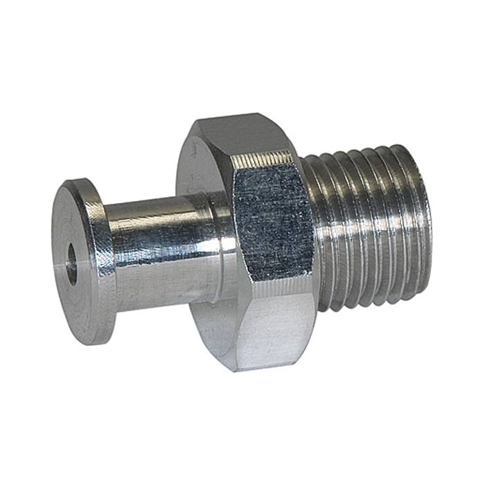 [108460] RIEGLER Anschlussnippel für Flachsauger, rund »PFG«, M5 AG, Ø 5-10 mm
