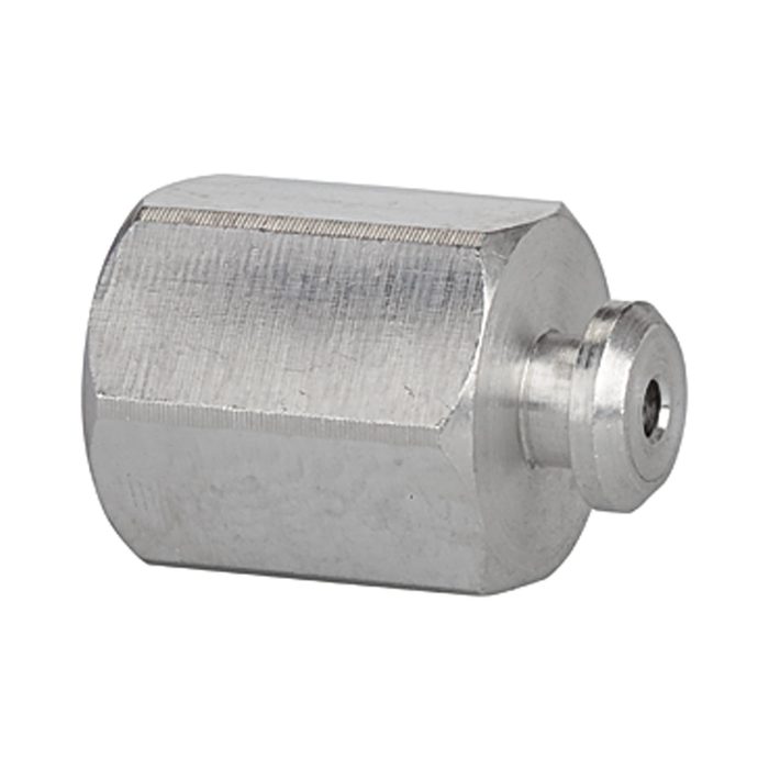 [108467] RIEGLER Anschlussnippel für Flachsauger, rund »PFG«, M5 IG, Ø 5-10 mm
