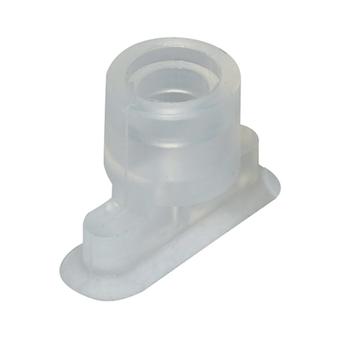 [108481] RIEGLER Flat suction cup, oval, Silicone material, »SGO« Ø18x6