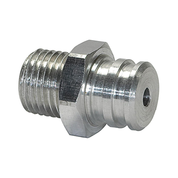 RIEGLER Anschlussnippel für Flachsauger, oval, »SGO«, M5 AG Ø15,5/18x6
