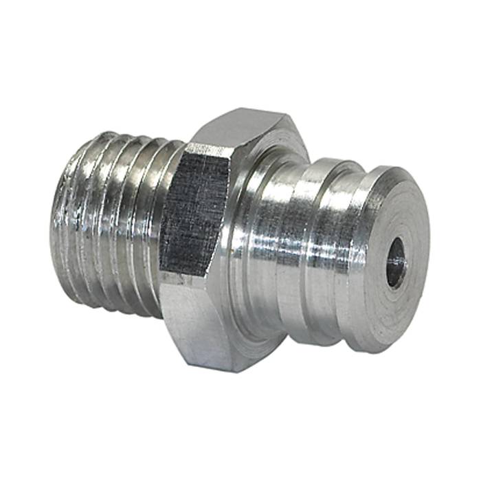 [108484] RIEGLER Anschlussnippel für Flachsauger, oval, »SGO«, M5 AG Ø15,5/18x6
