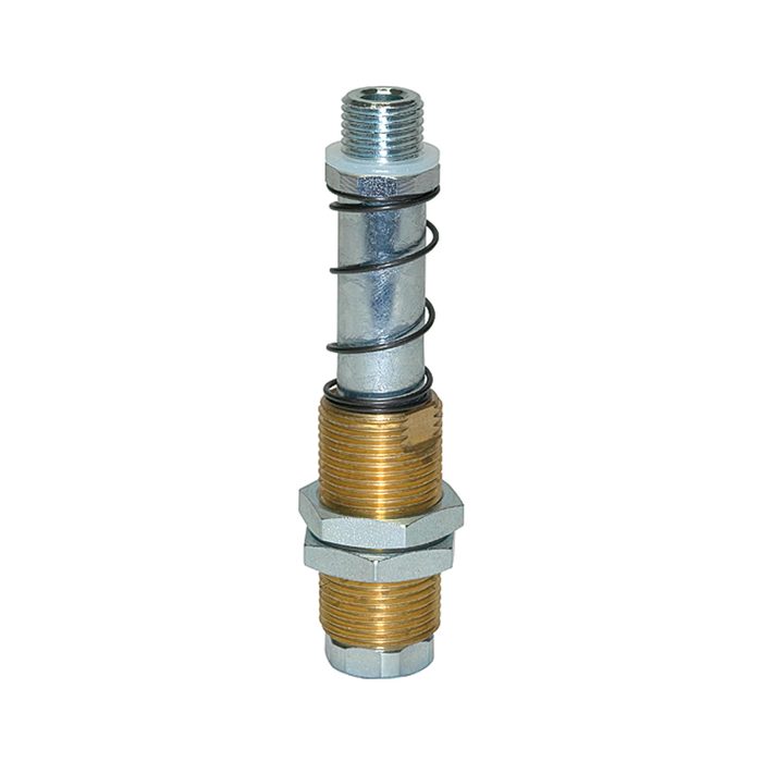 [108542] RIEGLER Federstössel, Saugeranschluss G 1/4 AG, Federweg 25,0 mm