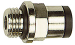 RIEGLER Straight push-in fitting »click-clock« M5 o., hose exterior Ø 5