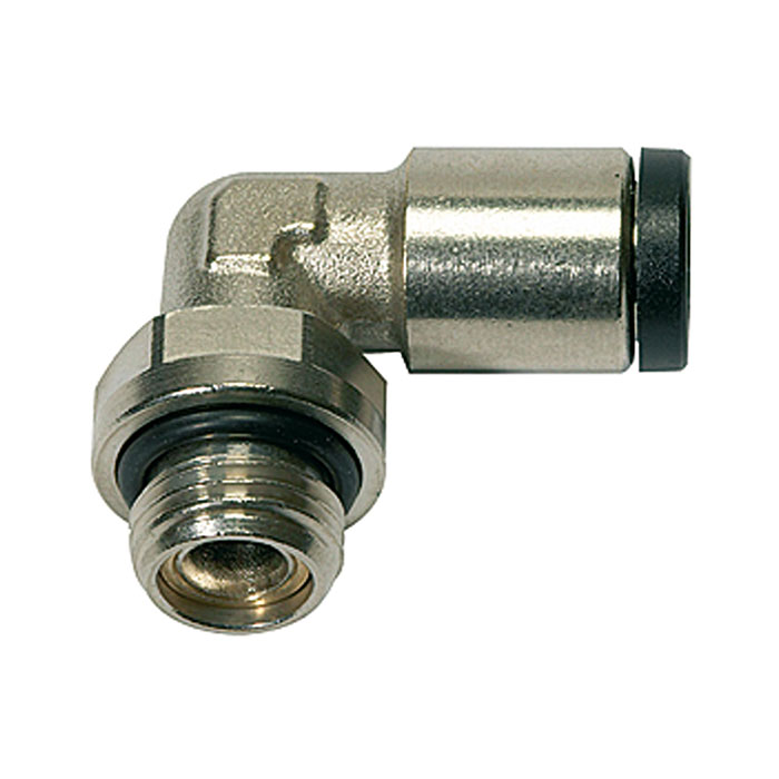 RIEGLER Push-in L-fitting »click-clock«, rotating, G 1/8 o.