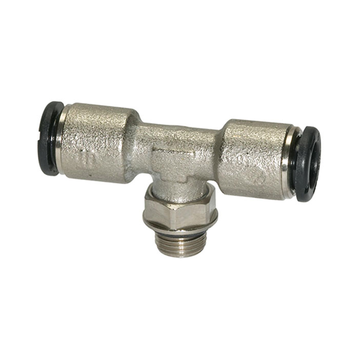 RIEGLER Push-in T-fitting »click-clock«, rotating, G 1/8 o.