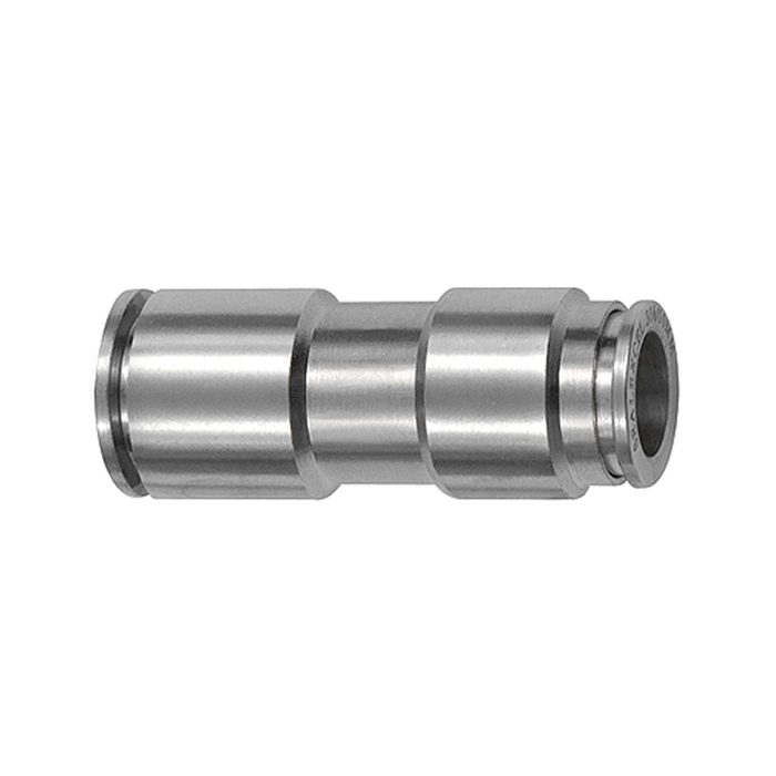 [108975] RIEGLER Straight push-in connector red. »metallica« hose exterior Ø 12/10