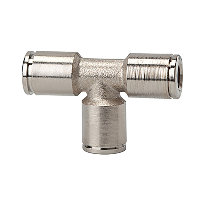 RIEGLER Push-in T-connector »metallica«, for hose exterior Ø 4 mm