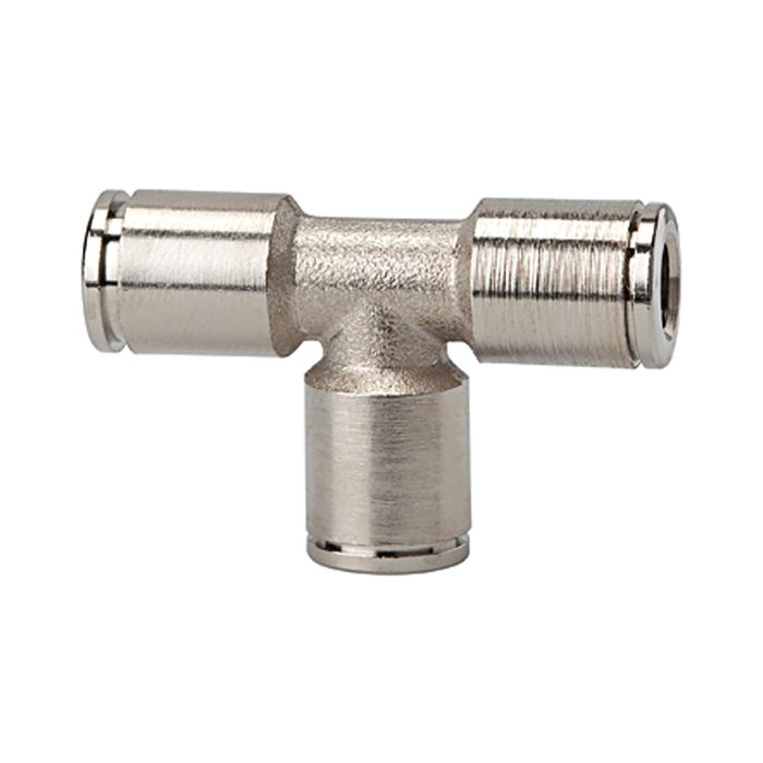 [108991] RIEGLER Push-in T-connector »metallica«, for hose exterior Ø 10 mm