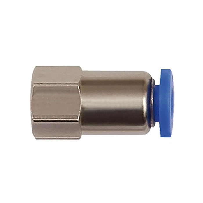 RIEGLER Straight push-in fitting »Blue Series« mini, M3 i., hose ext. Ø 4