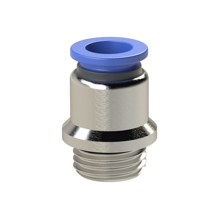 [109173] RIEGLER Gerade Steckverschraubung »Blaue Serie«, rund, G 1/2 außen Ø 12mm