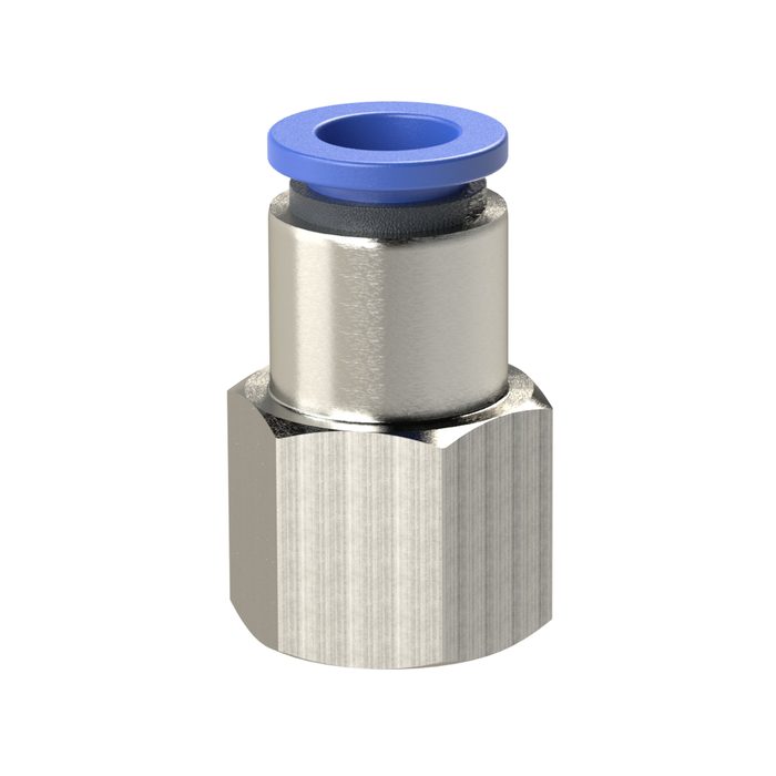 [109202] RIEGLER Gerade Steckverschraubung »Blaue Serie«, G 1/4 innen, Ø 10 mm