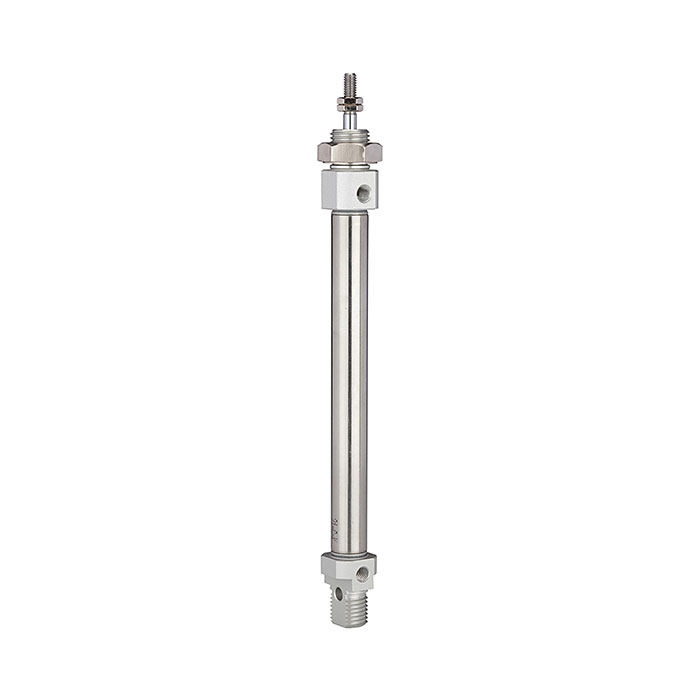 RIEGLER Round cylinder »MI« double-acting, Piston Ø 8, Stroke 80, M5x0.8