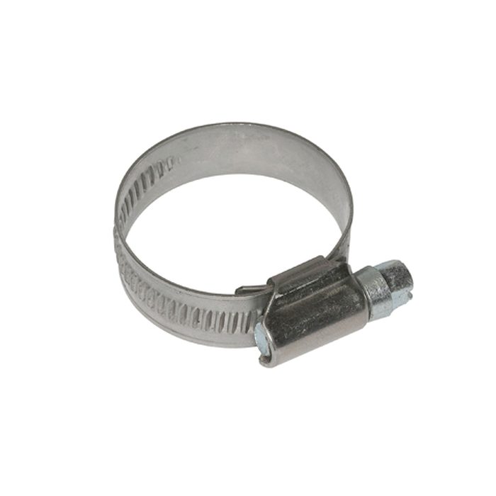 [115449] RIEGLER Worm thread - hose clamp »blow line«, Chrome steel,  20.0 - 32.0