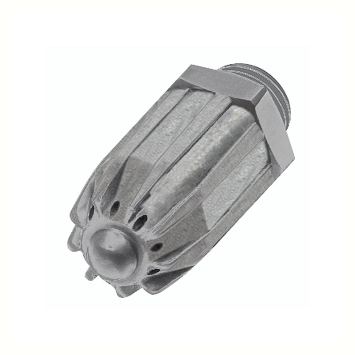 [114473] RIEGLER Low noise round nozzle, G 1/4 ET, Nozzles-ET Ø 17 mm
